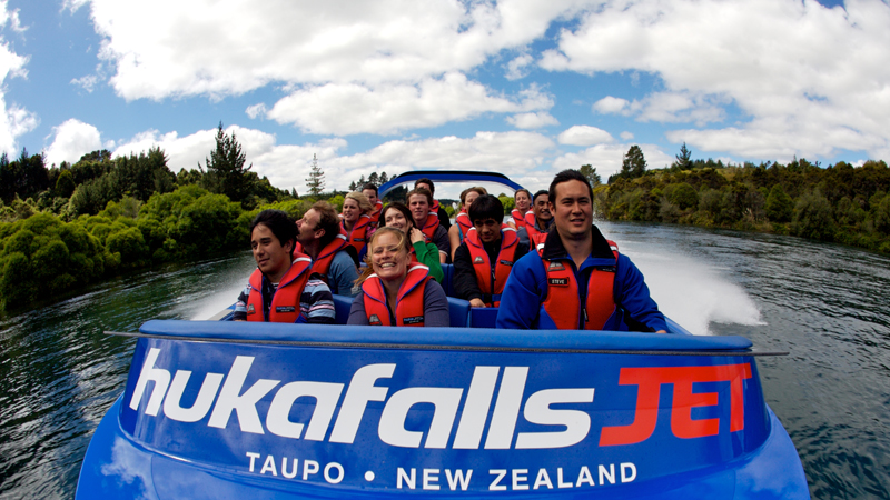 Experience the sheer power of the incredible Hukafalls, New Zealand’s most visited natural attraction.
